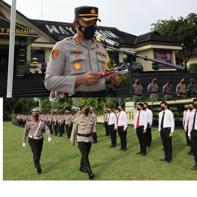 Polres Way Kanan Gelar Operasi Patuh Krakatau 2022