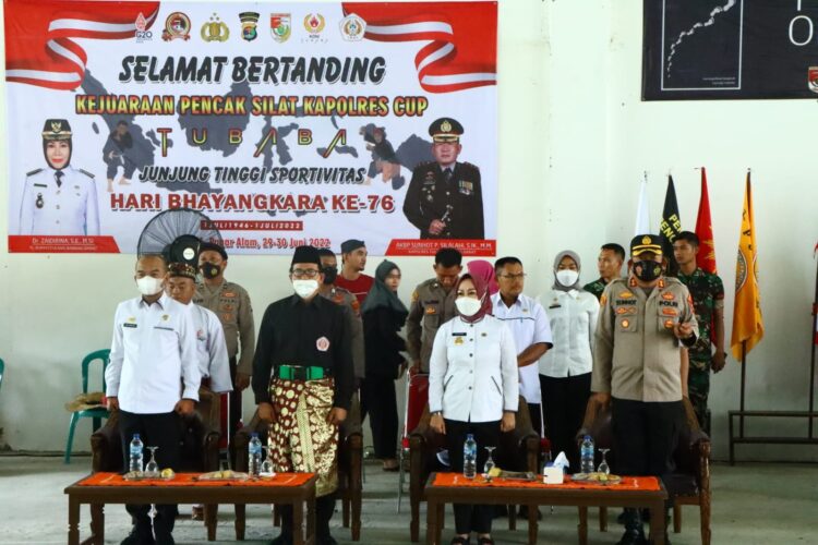 Kejuaraan Pencak Silat di Tubaba Digelar, Peringati HUT Bhayangkara ke 76