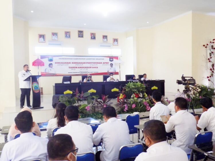 BPKAD Lamsel Sosialisasi Kebijakan Penyusunan APBD Tahun 2023.