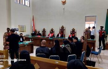 Hakim PN Kotaagung Jebloskan Bakas 18 Tahun dan Syahrial 17 Tahun Penjara