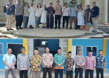 Tingkatkan Silaturahmi, Kapolres Sambangi Gereja dan Ketua PD Muhammadiyah Way Kanan