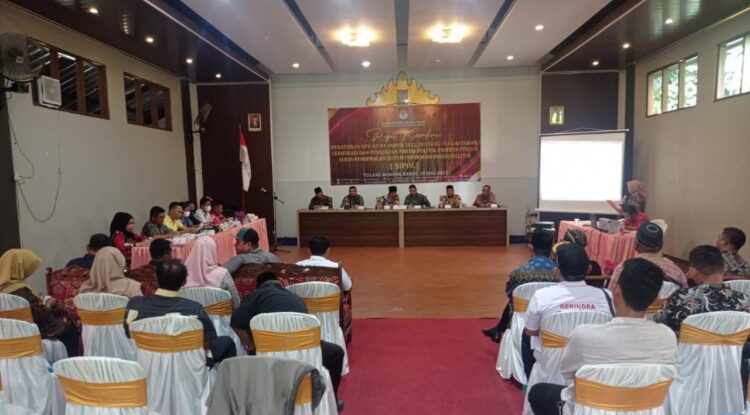 Mengundang Sejumlah Pihak KPU Tubaba Gelar Rakor, ini Pembahasannya