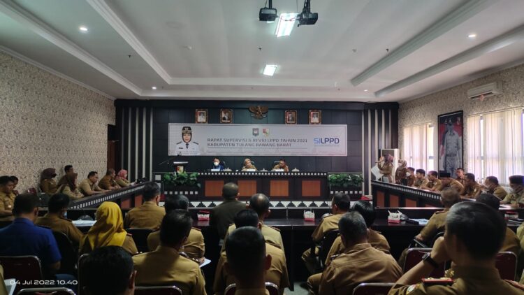 Rapat Supervisi Dan Reviu LPPD Tubaba, Ditjen Otonomi Daerah Berikan Pembinaan