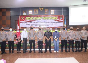 Tim Puslitbang Polri Lakukan Studi Kebijakan Penguatan Perumahan Bagi PNPP di Polres Pringsewu