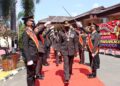 Kapolres Pringsewu Lepas Dua Perwira Purna Bhakti