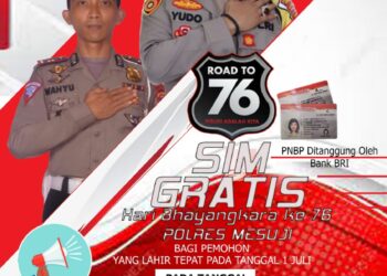 Lahir 1 Juli, Bisa Dapat SIM Gratis Dari Polres Mesuji Ini Syaratnya