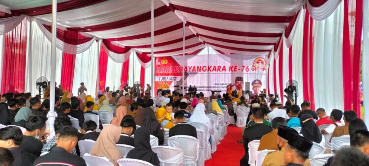 Polres Peringati HUT Bhayangkara ke 76, PJ Bupati Sampaikan Pesan
