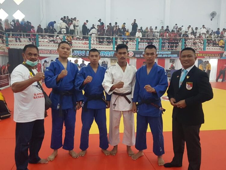 Wakapolres Mesuji Jadi Wasit Ajang Kejuaraan Judo Tingkat Nasional