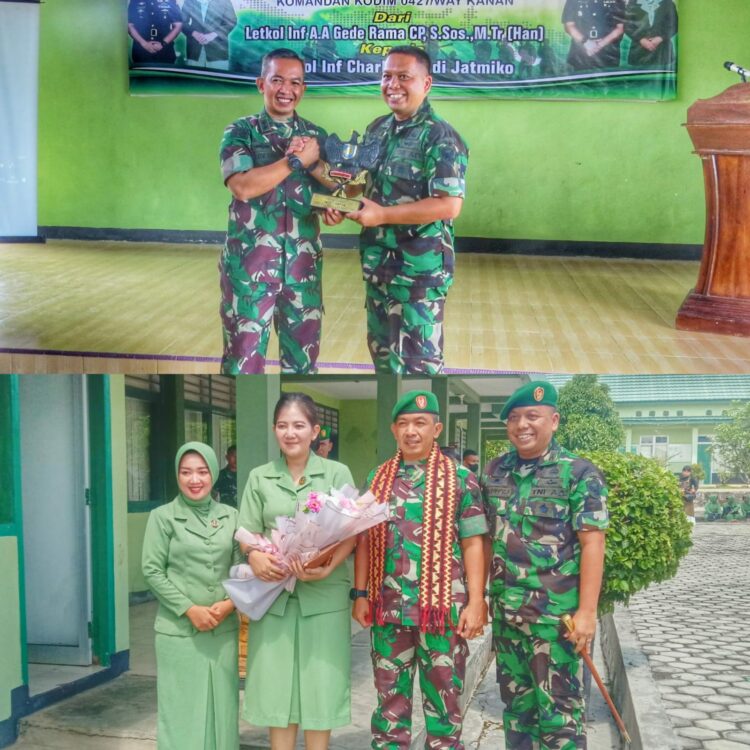 Penuh Haru, Warnai Lepas Sambut Dandim 0427/Way Kanan