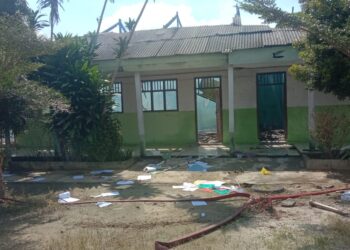 Konsleting Listrik, Bangunan Sekolah YPI Al-Falah Mesuji Ludes Dilahap Si Jago Merah