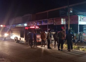 Beruntun, Sebuah Rumah dan Kios BFC di Metro Terbakar Dalam Semalam