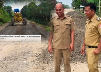 PUPR Tubaba Bangun 8 Ruas Jalan dan 3 Jembatan Dari APBD, Sumardi : Untuk DAK Sudah 30 persen