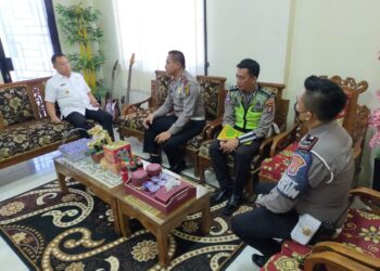 Satlantas Polres Pringsewu Ajak Dinas Pendidikan Bentuk Karakter Pelajar Pringsewu Yang Taat Aturan