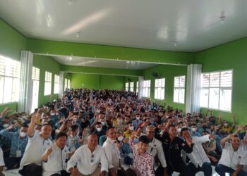 MPLS, PWI Gelar Pengenalan Jurnalistik di SMA Negeri 1 Pringsewu