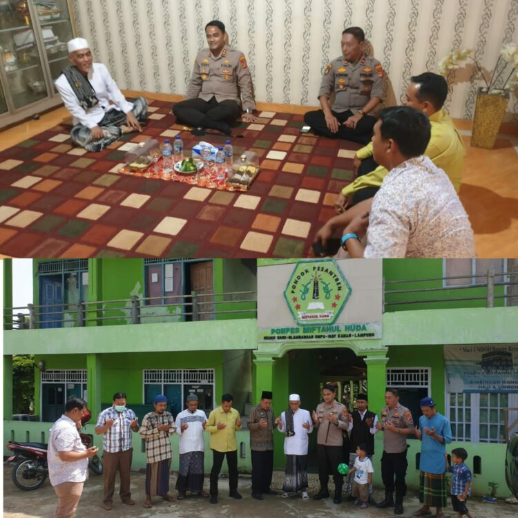 Kunjungi Ketua MUI Kabupaten Way Kanan, Kapolres Ajak Bersinergi Jaga Kamtibmas