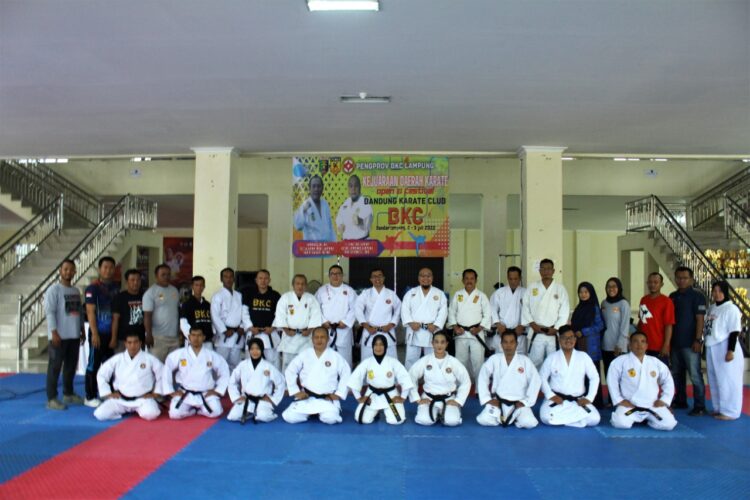 TEC Membuka Kejuaraan Daerah Karate Open dan Vestival Pengprov BKC Lampung