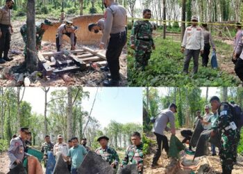 Polres Way Kanan Tertibkan Penambang Emas Ilegal