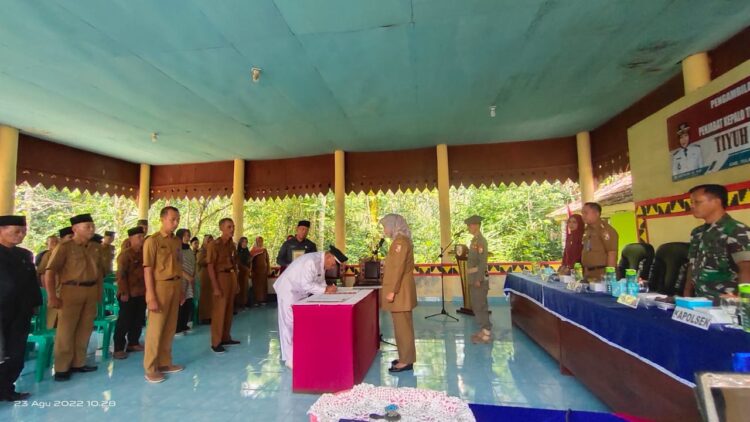 Adirsyah Resmi Jabat Pj.Kepala Tiyuh Panaragan