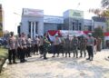 Polres Pringsewu Terjunkan Ratusan Personil Amankan Pelantikan Kepala Pekon
