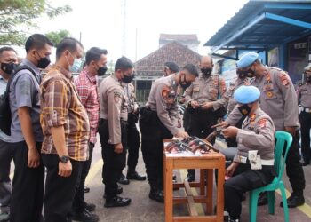 Gelar Mitigasi di Polres Pringsewu, Ini Arahan Kasubbid Provos Polda Lampung