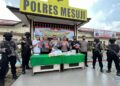 Polres Mesuji Ciduk Puluhan Pelaku Perjudian Dan Narkoba Dalam Sepekan