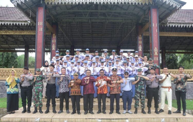 Dikukuhkan, 30 Calon Paskibraka Tubaba Mulai Jalani Diklat