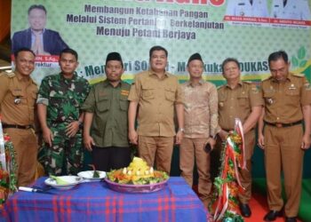 Bupati Lampung Tengah Musa Ahmad Meresmikan Pabrik Pupuk Organik