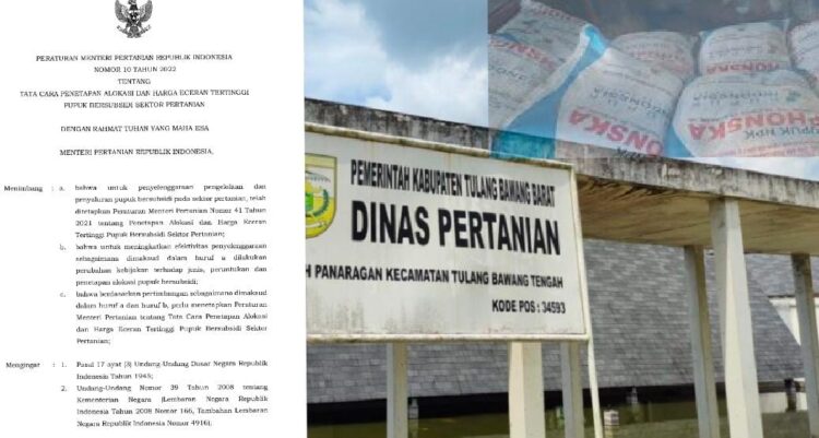Peraturan Terbaru Pupuk Subsidi Kini Hanya Dibatasi Untuk 9 Komoditas, DPRD Beri Tanggapan