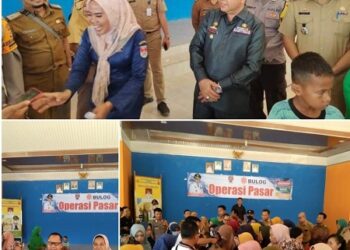 Stabilkan Harga Kebutuhan Pokok, Pemkab Mesuji Gelar Operasi Pasar