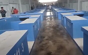 Pasar Semi Modern Talangpadang Kebanjiran, Salahnya Sampah?