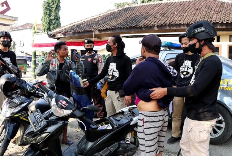 Persempit Ruang Gerak Pelaku Kejahatan, Polres Pringsewu gelar hunting Patrol