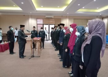 Ini pesan Sekda Lamsel, dipelantikan Pejabat 14 orang dan 2 Pelaksana tugas.
