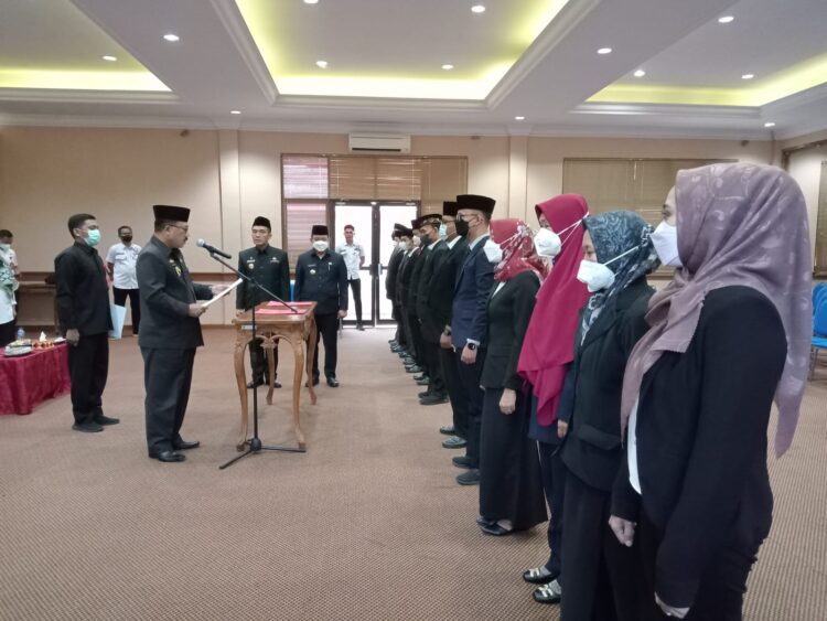 Ini pesan Sekda Lamsel, dipelantikan Pejabat 14 orang dan 2 Pelaksana tugas.