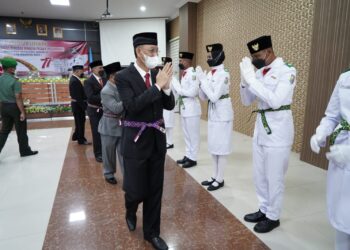 Paskibraka Kabupaten Pringsewu Dikukuhkan