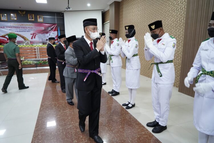 Paskibraka Kabupaten Pringsewu Dikukuhkan