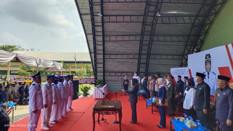 Zaidirina Resmikan 6 Tiyuh Definitif dan Lantik Pj.Kepalo Tiyuh