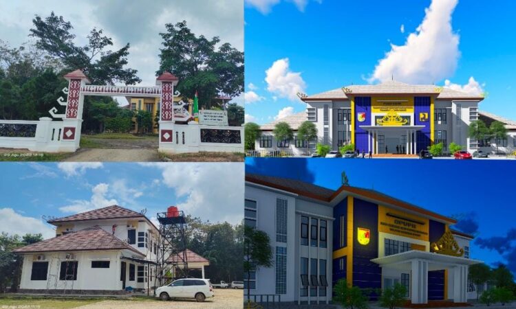 Bersumber APBD 2022, Kantor PUPR Tubaba Dilakukan Rehabilitasi