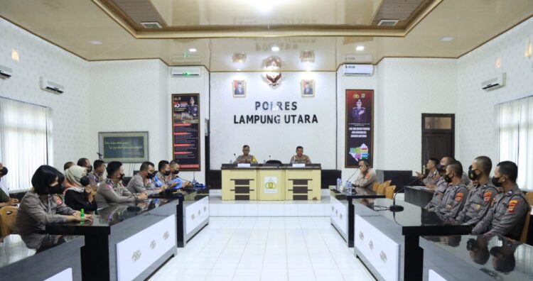 Bid Propam Polda Lampung Gelar Mitigasi Gaktiblin di Polres Lampura