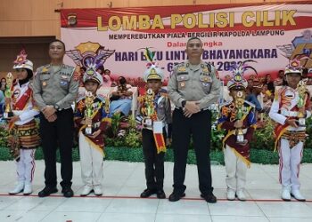 Pocil Polres Mesuji Sabet Juara II Kategori Umum, Pada Gelaran Lomba Tingkat Polda Lampung