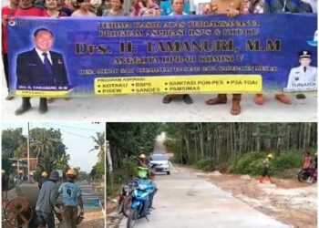 Dapat Program KOTAKU, Warga Desa Mekar Sari Senang Jalannya Mulus