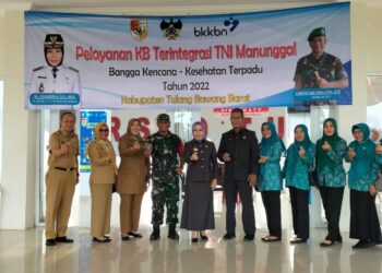 Bersama Pemkab Tubaba Dandim Gelar Pelayanan KB Terintegrasi