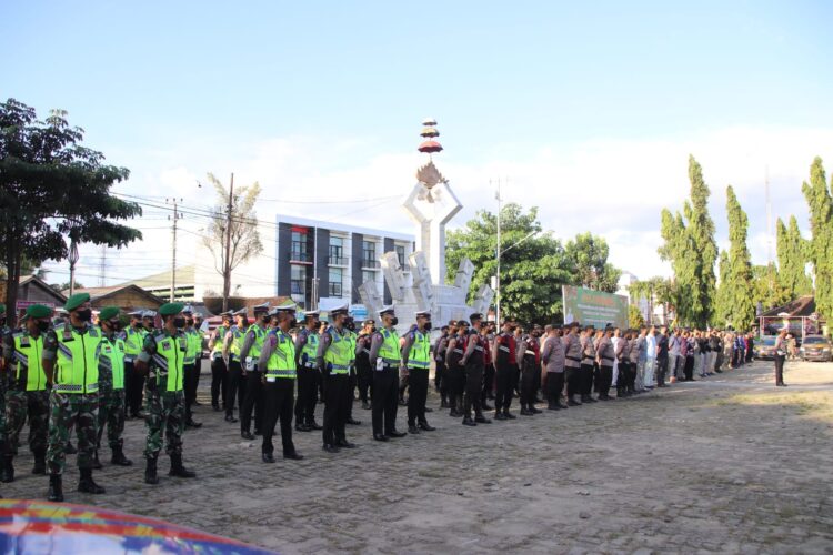 Polres Pringsewu Terjunkan Ratusan Personel Amankan Pengajian Akbar Yang Menghadirkan Penceramah Kondang Ustad Das’ad Latif