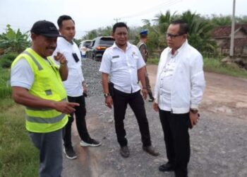 Geliat Tahun 2022, Pemkab Mesuji Bangun Jalan Rigid Beton Sepanjang 11 KM
