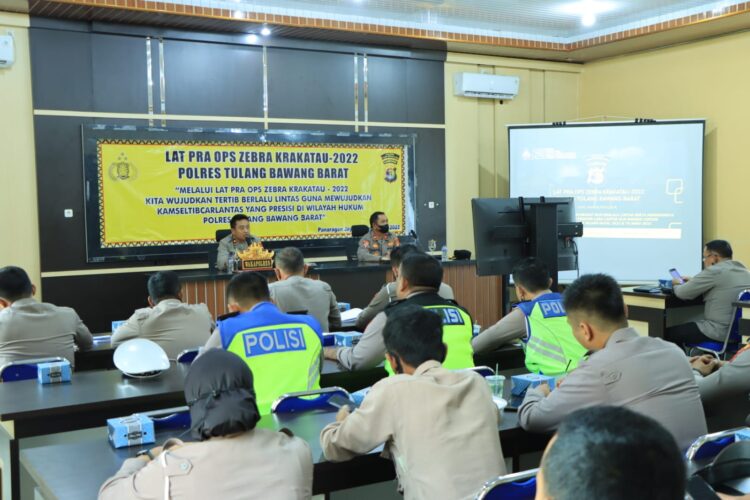 Siap-siap, Polres Tubaba Akan Menggelar Operasi Zebra Selama 14 Hari