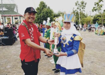 5 Kabupaten Ikuti Lomba Konser Drumband Pelajar Pringsewu Open 2022