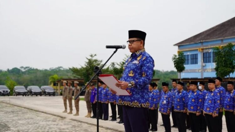 Jadi Pembina Apel, Sulpakar Apresiasi Kedisiplinan ASN Mesuji