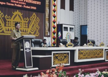 Perubahan APBD 2022, Pj. Bupati Pringsewu Jawab Pemandangan Umum Fraksi-fraksi DPRD