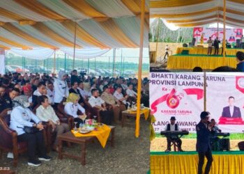 Andika Kangen Band Meriahkan Bulan Bhakti Karang Taruna di Tubaba