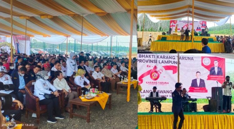 Andika Kangen Band Meriahkan Bulan Bhakti Karang Taruna di Tubaba