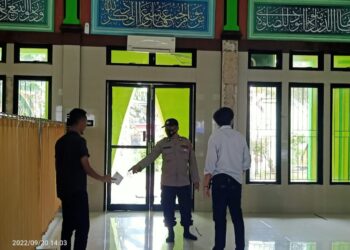 Terekam Cctv, Maling Beraksi Didalam Masjid Pemkab Lampura